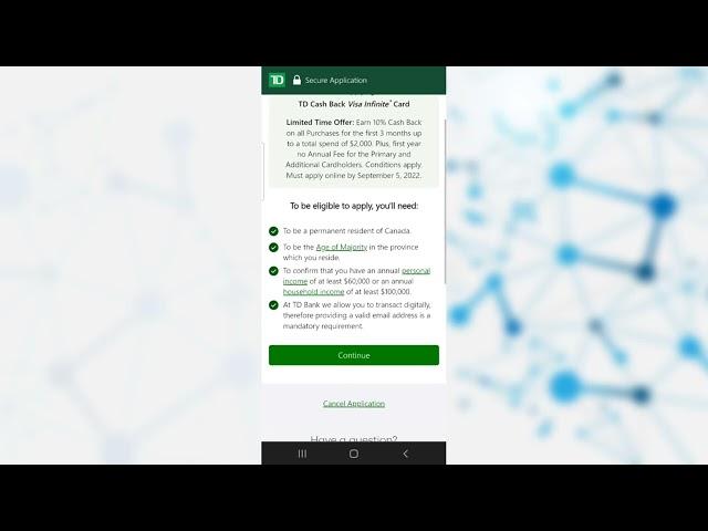 TD Canada Trust : Apply for Credit Card | Apply For TD Canada Trust Credit Card | TD Canada Trust