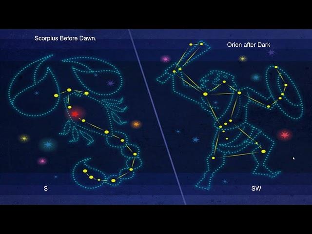 Orion Constellation. Also includes,  Betelgeuse, Bellatrix, Orion Nebula and Sirius.