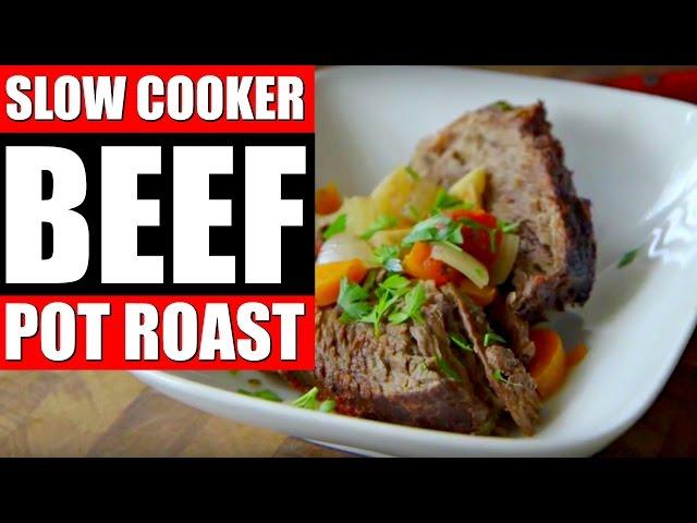 Beef Pot Roast Slow Cooker Recipe | Meal Prep Recipes for Weight Loss (Easy, Paleo, Gluten Free)