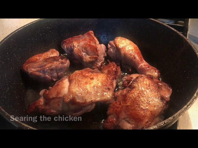 Guy’s traditional kitchen : Coq Au Vin