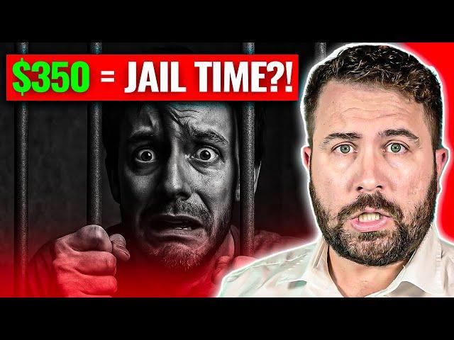 Will He Go To Jail For Not Reporting $350 of Income on His Taxes?