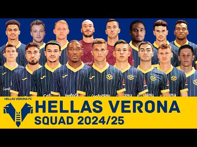 HELLAS VERONA FC Full Squad For Season 2024/25 | Hellas Verona | FootWorld