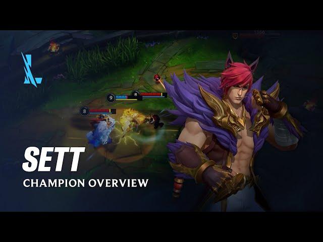 Sett Champion Overview | Gameplay - League of Legends: Wild Rift