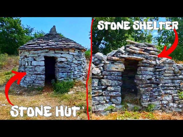 Exploring an Abandoned Two 18th Century Old Stone Huts