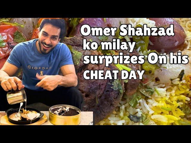 Omer Shahzad Ko mila Cheat day Pay Surprize| Beef Mandi | Dream Cake | Banana bread Dessert |