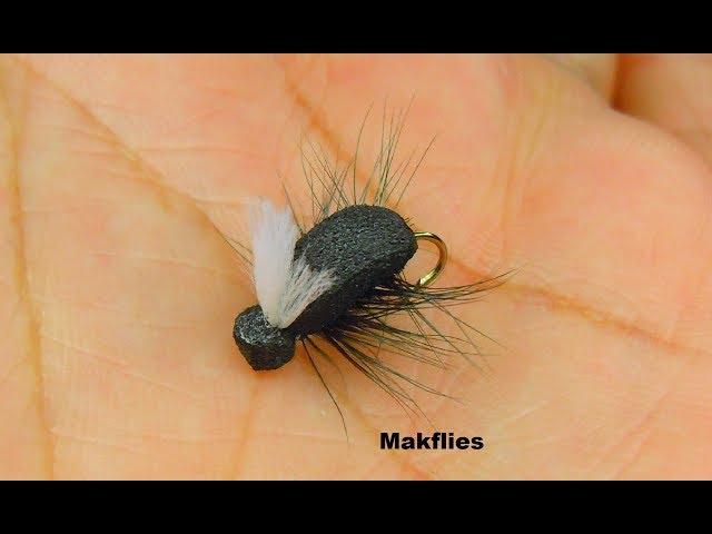 Fly Tying a Simple Foam Beetle by Mak