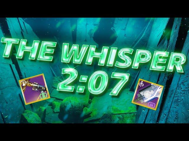 The Whisper SPEEDRUN WR in 2:07!