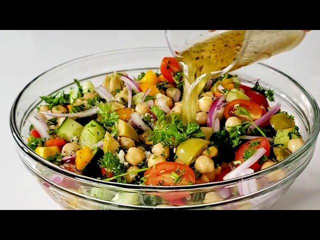 Mediterranean Chickpea Salad Recipe!