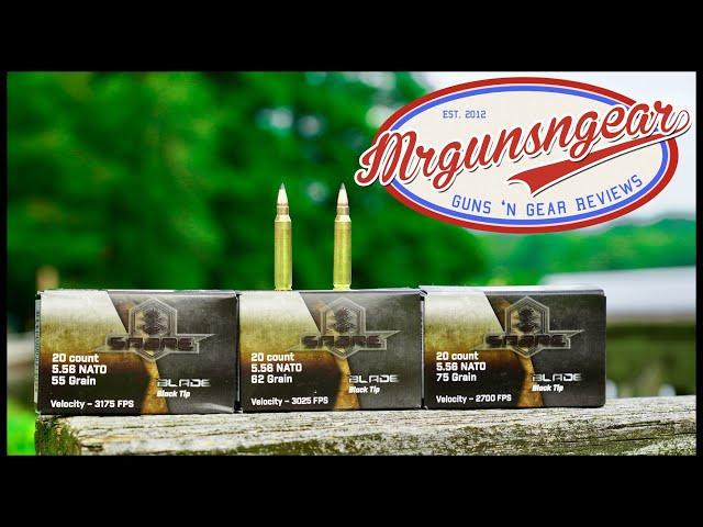 AAC Sabre Black Tip Ballistic Tipped 5.56 Gel Test & Review 