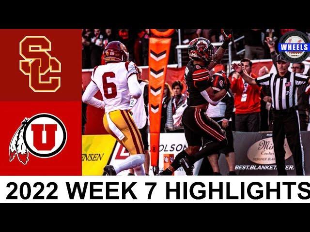 #20 Utah vs #7 USC Highlights | College Football Week 7 | 2022 College Football Highlights