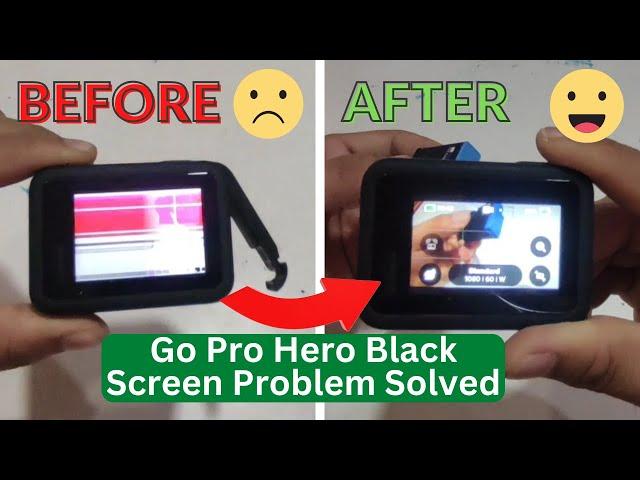 Go Pro Hero 8 Black Screen Problem Solved | How To Fix Go Pro Hero LCD Blank / Error | 100% Solution