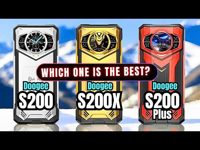 Doogee S200  vs Doogee S200X vs Doogee S200 Plus  | Full comparison
