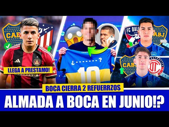 ¡BOCA CERRÓ a un REFUERZO TAPADO TOP! ► Boca Juniors NEGOCIA x BELMONTE y VERA ► ALMADA a PRESTAMO?