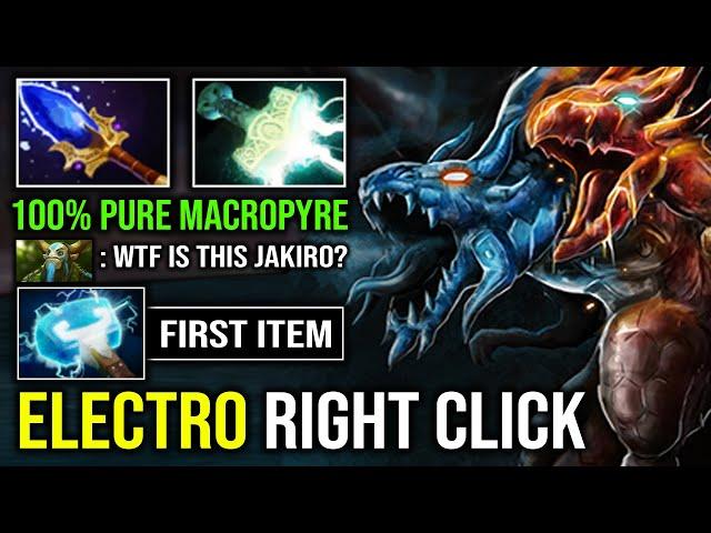 WTF FIRST ITEM Maelstorm Electro Right Click 4 Sec CD Liquid Frost Unlimited Slow Jakiro Dota 2