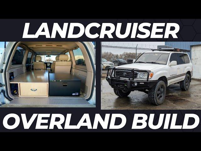 2000 Toyota Landcruiser | Overland Build | 2'' Ironman Lift | 34" Tires | 200 Watt Solar Panel