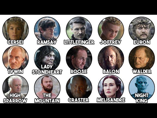 Every Game of Thrones Villain Explained in 20 Minutes