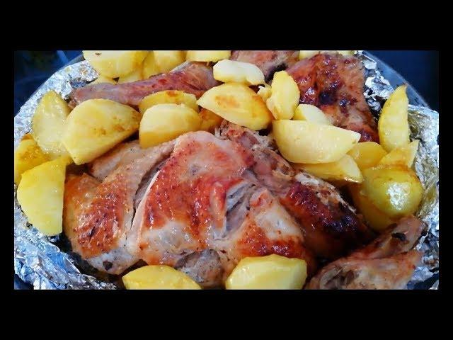 ВКУСНАЯ СОЧНАЯ ИНДЕЙКА ЗАПЕЧЕННАЯ В ДУХОВКЕ В ФОЛЬГЕ РЕЦЕПТ/МАРИНАД СОУС ДЛЯ ИНДЕЙКИ/КАК ПРИГОТОВИТЬ