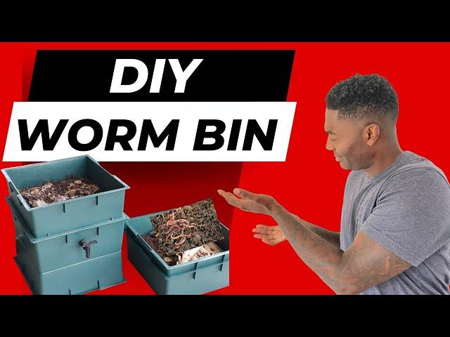 How to Build a DIY Worm Bin in 5 Easy Steps