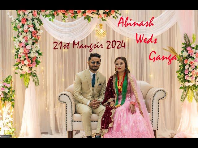 NEPALI CULTURAL WEDDING CEREMONY || FULL BIHE VIDEO|| ABINASH & GANGA #nepaliwedding #bihe