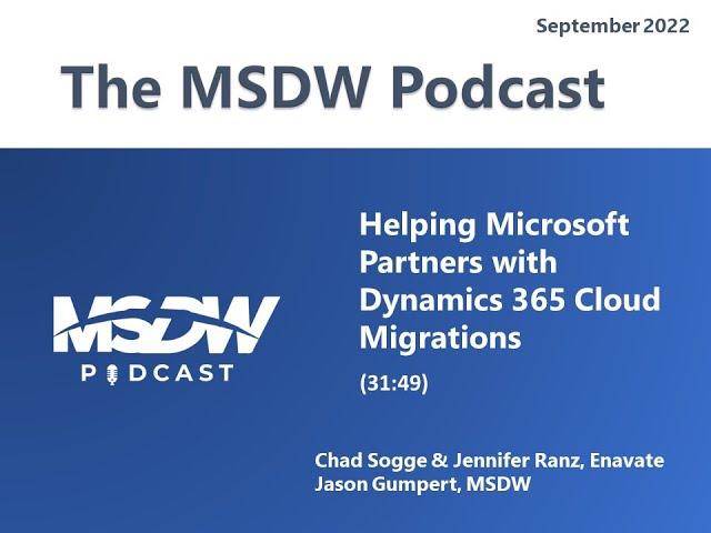 Helping Microsoft Partners with Dynamics 365 Cloud Migration