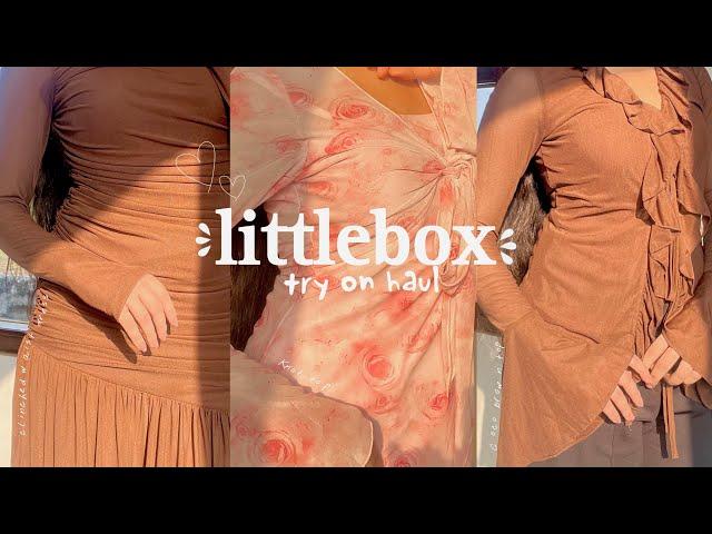 Littlebox India haul | aesthetic try on haul | trendy dress, tops and trousers