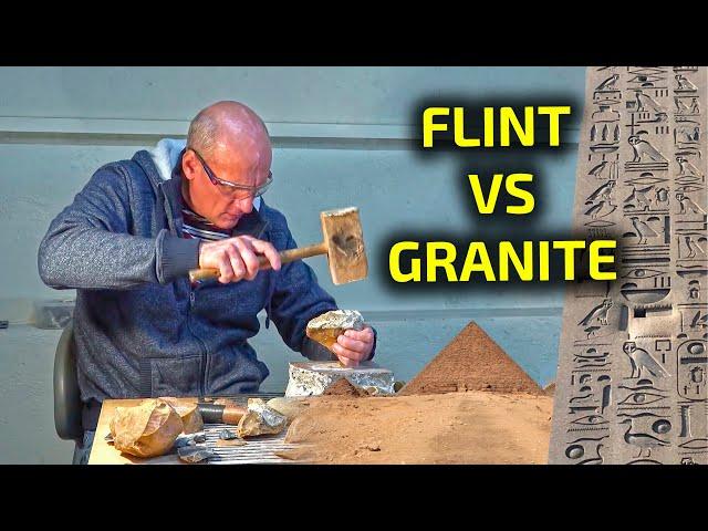 How the Ancient Egyptians Cut Granite with Flint | Experiment