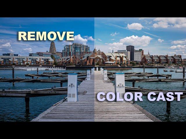 REMOVE a Color Cast EVERY SINGLE TIME with PHOTOSHOP (Lightroom)