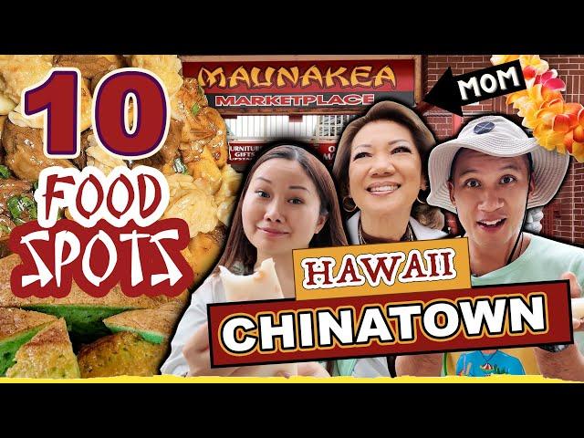 ULTIMATE FOOD TOUR in Honolulu’s Chinatown – 10 Spots: HAWAII Best Asian Food Ever (Massive Eats) P2