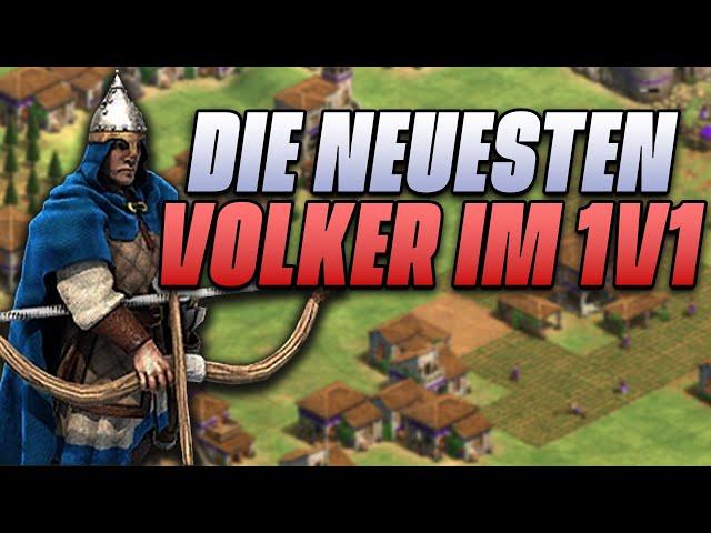 Die NEUEN DLC Völker im 1v1 | AoE 2 Rangliste