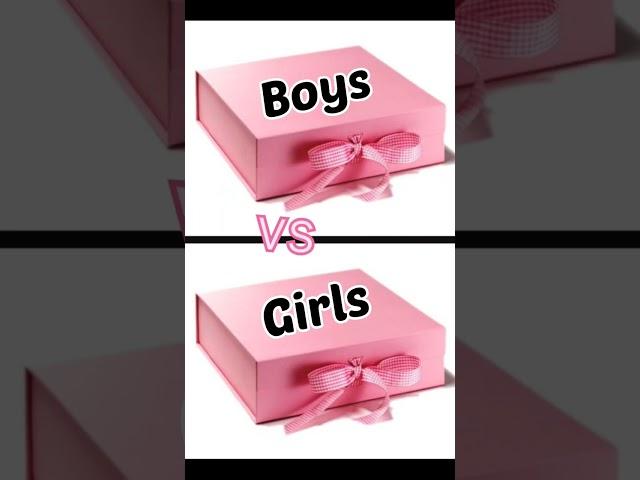 Choose Your Surprise Gift box Boys vs Girls Gift #shorts