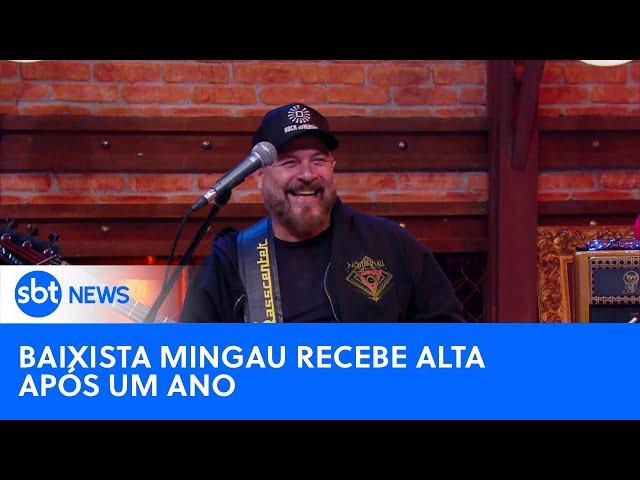 Mingau, do Ultraje a Rigor, recebe alta após mais de um 1 ano internado | #SBTNewsnaTV (08/10/24)