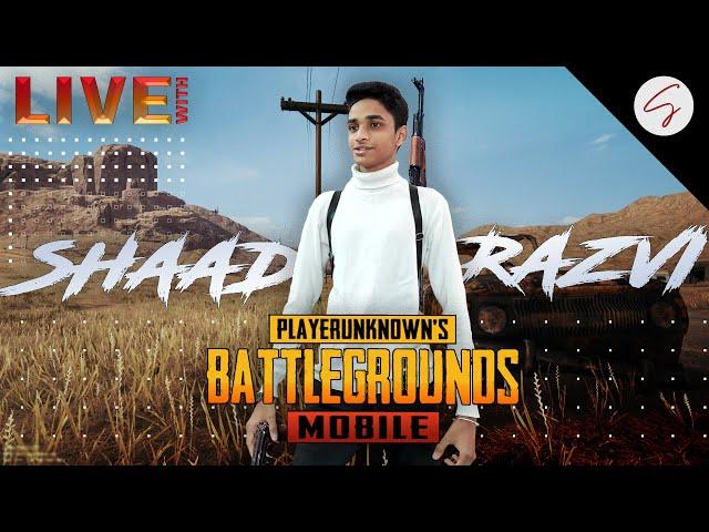 Weekend PUBG Mobile KR Gameplay | Live with SHAAD RAZVI | 2021