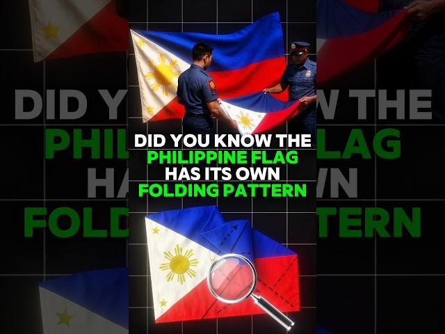 The Philippine Flag has its Own Folding Pattern?!
