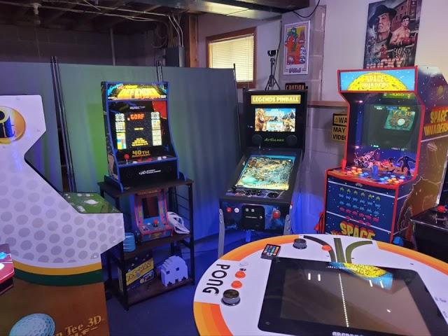 Photos of Quarterdeck Arcade after adding NBA Jam