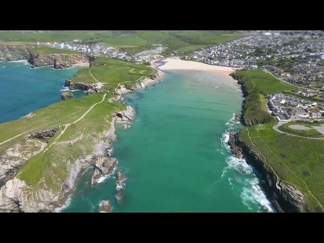 Porth Beach - A Complete Drone Tour