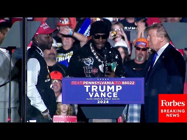 BREAKING: Mike Wallace, Antonio Brown, And Le'veon Bell Join Trump At Pennsylvania Campaign Rally