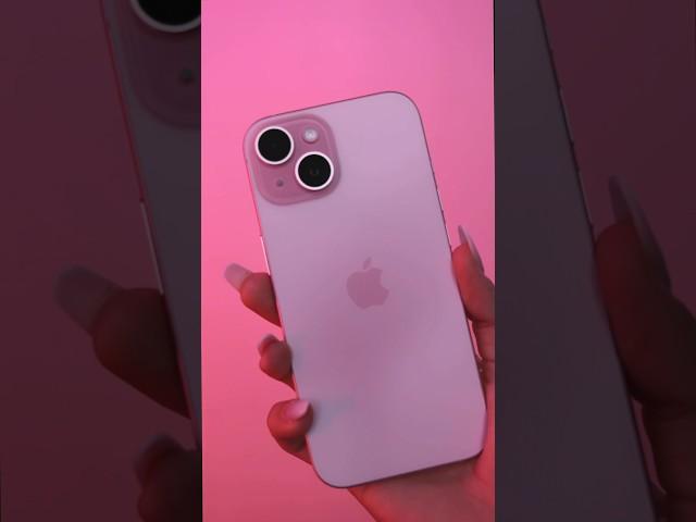 Unboxing the NEW Pink iPhone 15 #apple #iphone15