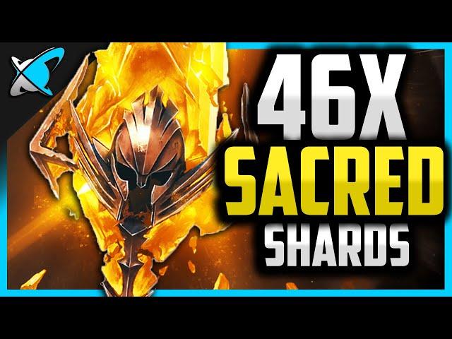 46X SACRED SHARDS !!... HOW MANY LEGENDARIES !? | 2x Sacred Event ! | RAID: Shadow Legends