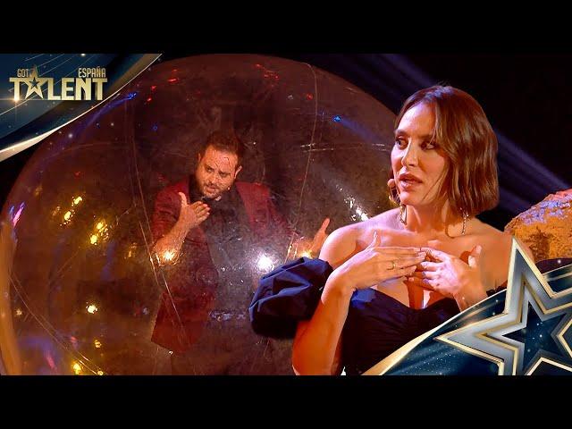 MAGIC at a distance inside a GIANT BALL | Semifinals 01 | Spain's Got Talent 2024