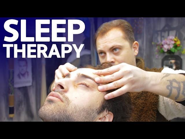 ASMR | Turkish Barber ASMR Head Massage On Long Hair Male Customer