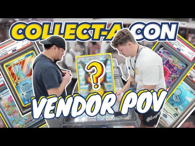 SELLING MASSIVE POKEMON CARDS | Vendor POV at Houston Collect a Con