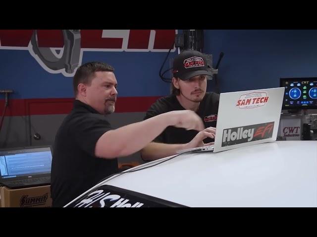 SAM Tech Coyote Powered Mustang on the Engine Power Chassis Dyno