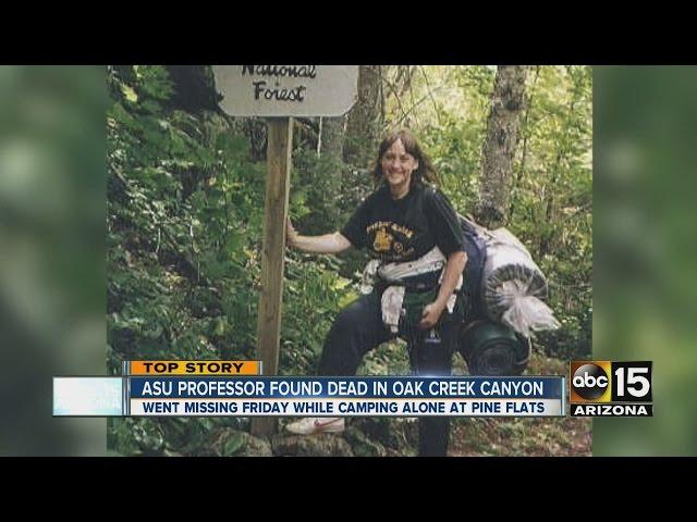 Missing ASU English professor found dead in Oak Creek Canyon