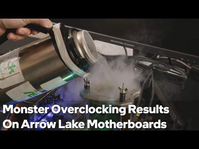 Motherboard Makers Smash Overclocking Records with Intel Core Ultra 200S Series | Intel Technology