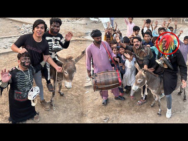 Qasai Or Choro Ko Saza Di  Moo Kala Kr Ka Donkey Ride Krwai 