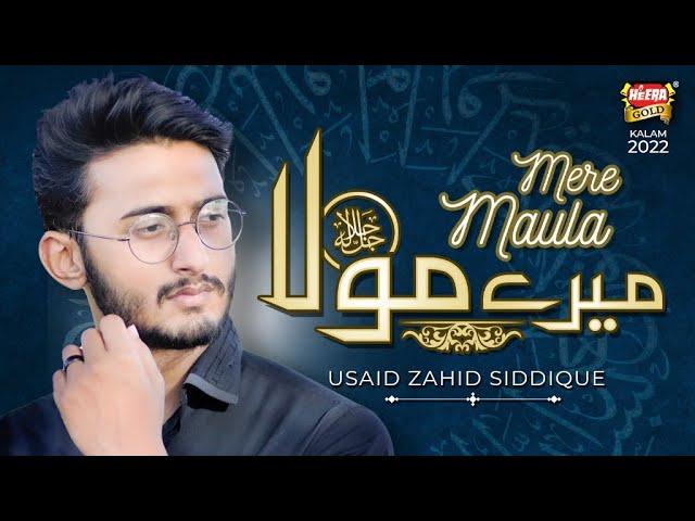 Usaid Zahid Siddique | Mere Maula | New Kalam 2022 | Official Video | Heera Gold