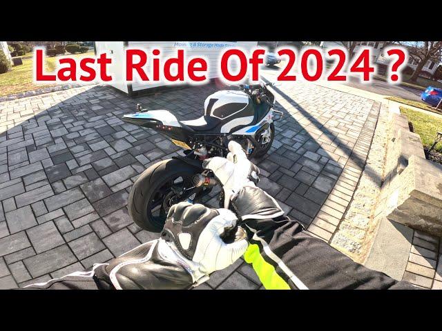 Last Ride Before Freezing Temperatures Come BMW S1000RR