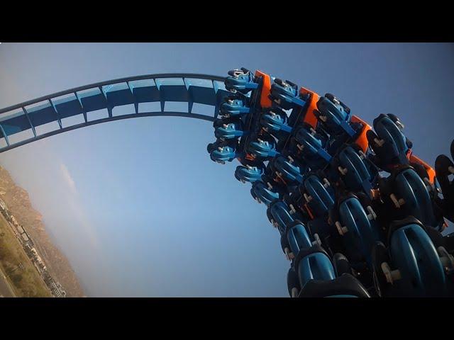 Scream! - Six Flags Magic Mountain - Back Row (4K HD POV) - March 2025