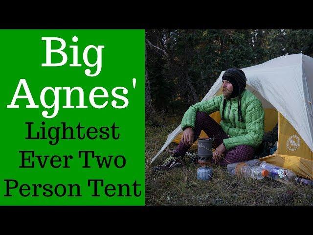 Big Agnes' Lightest Ever Two Person Tent  (The Tiger Wall UL 2)