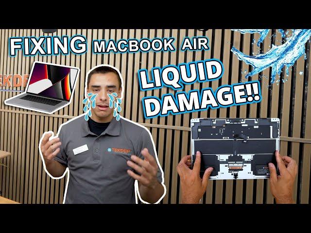 Expert MacBook Air Liquid Damage Repair: Professional Restoration Service A2941 M2 Model